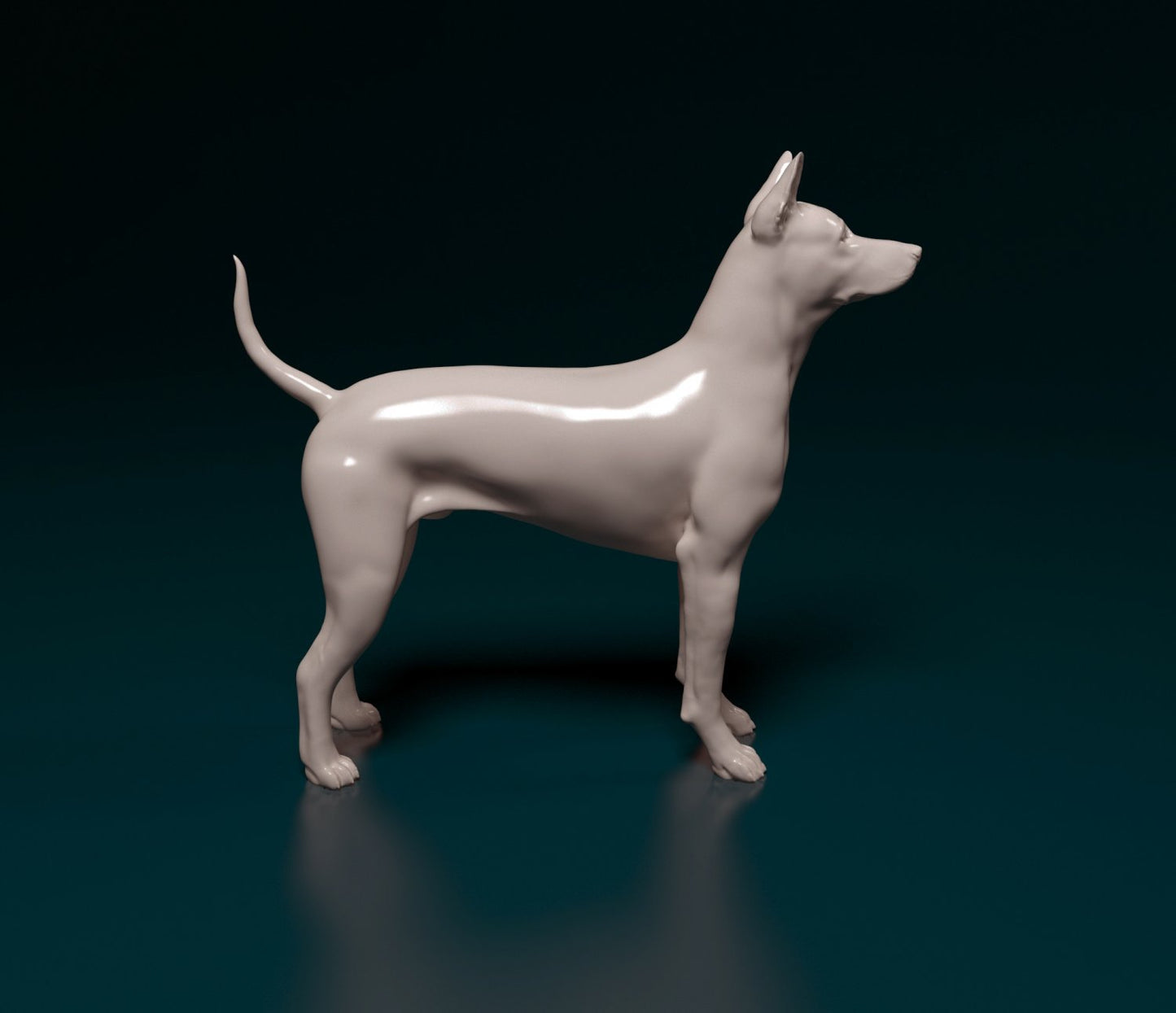 Tai ridgeback dog artist resin - white resin ready to prep / paint ALL SCALES