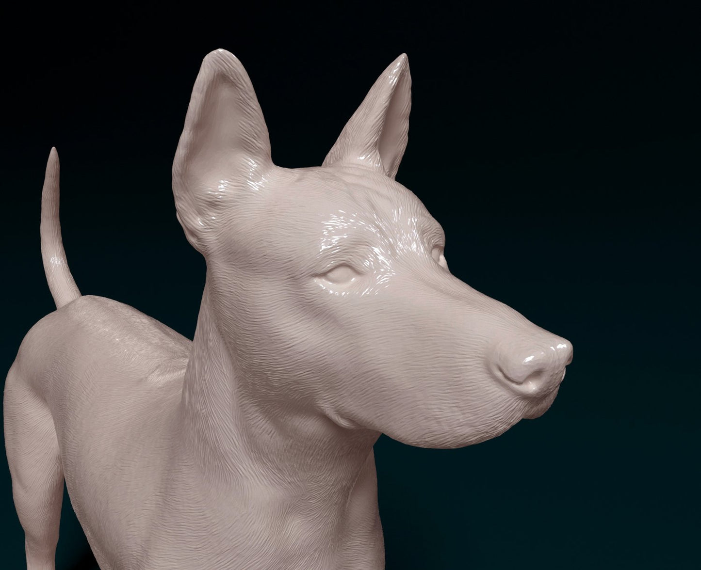 Tai ridgeback dog artist resin - white resin ready to prep / paint ALL SCALES