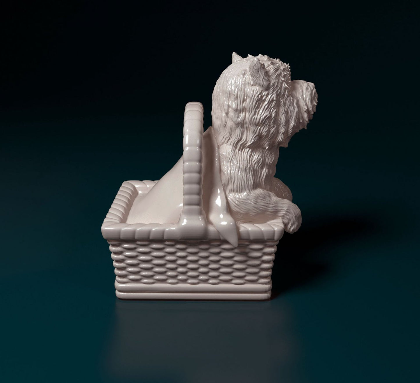 toto dog artist resin - white resin ready to prep / paint ALL SCALES