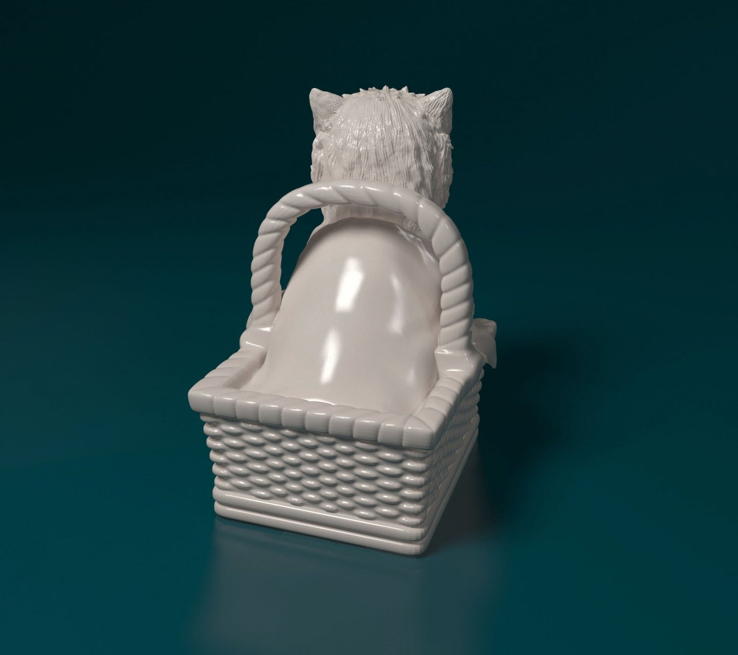 toto dog artist resin - white resin ready to prep / paint ALL SCALES