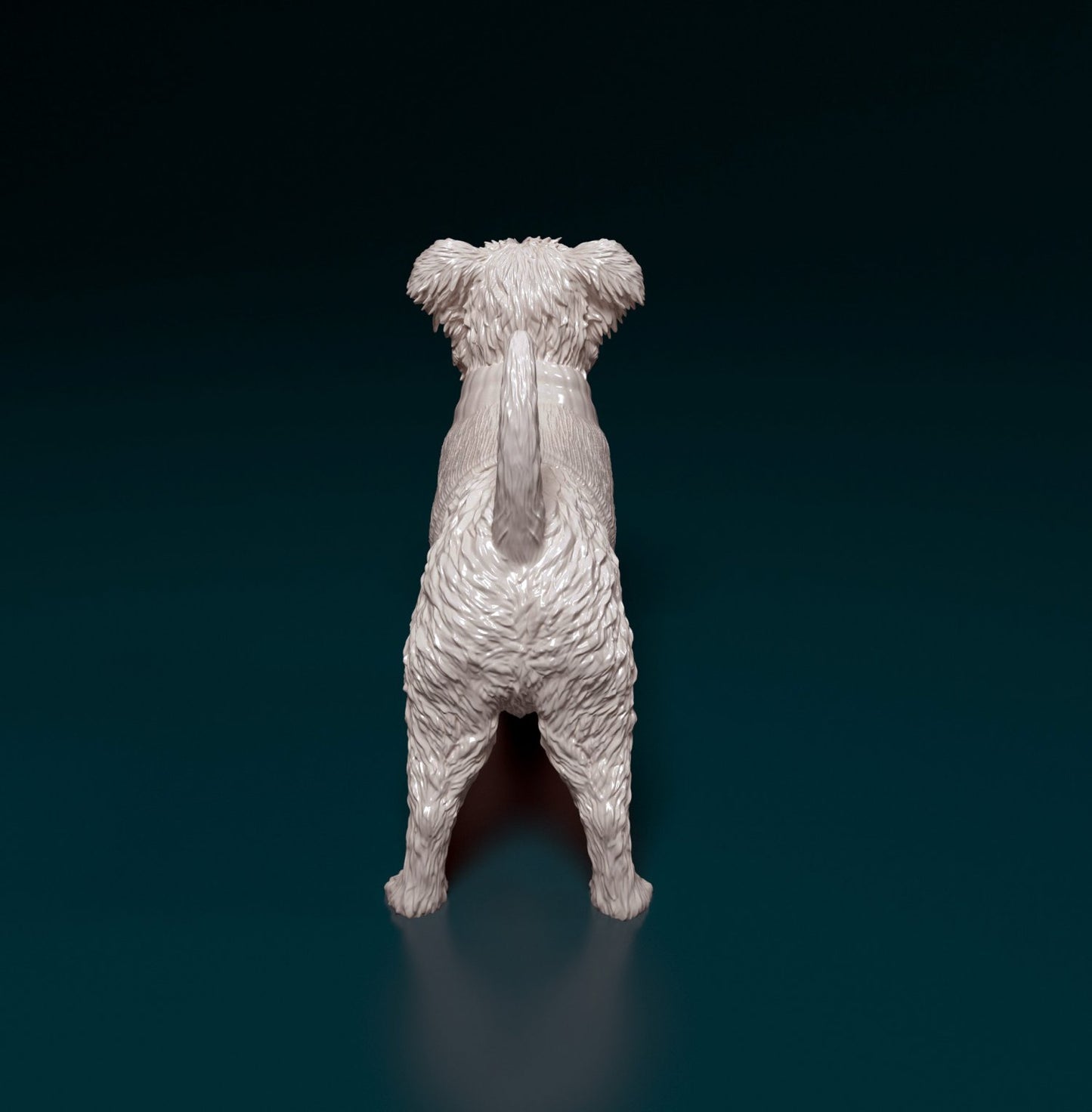 Westie west highland white artist resin - white resin ready to prep / paint ALL SCALES