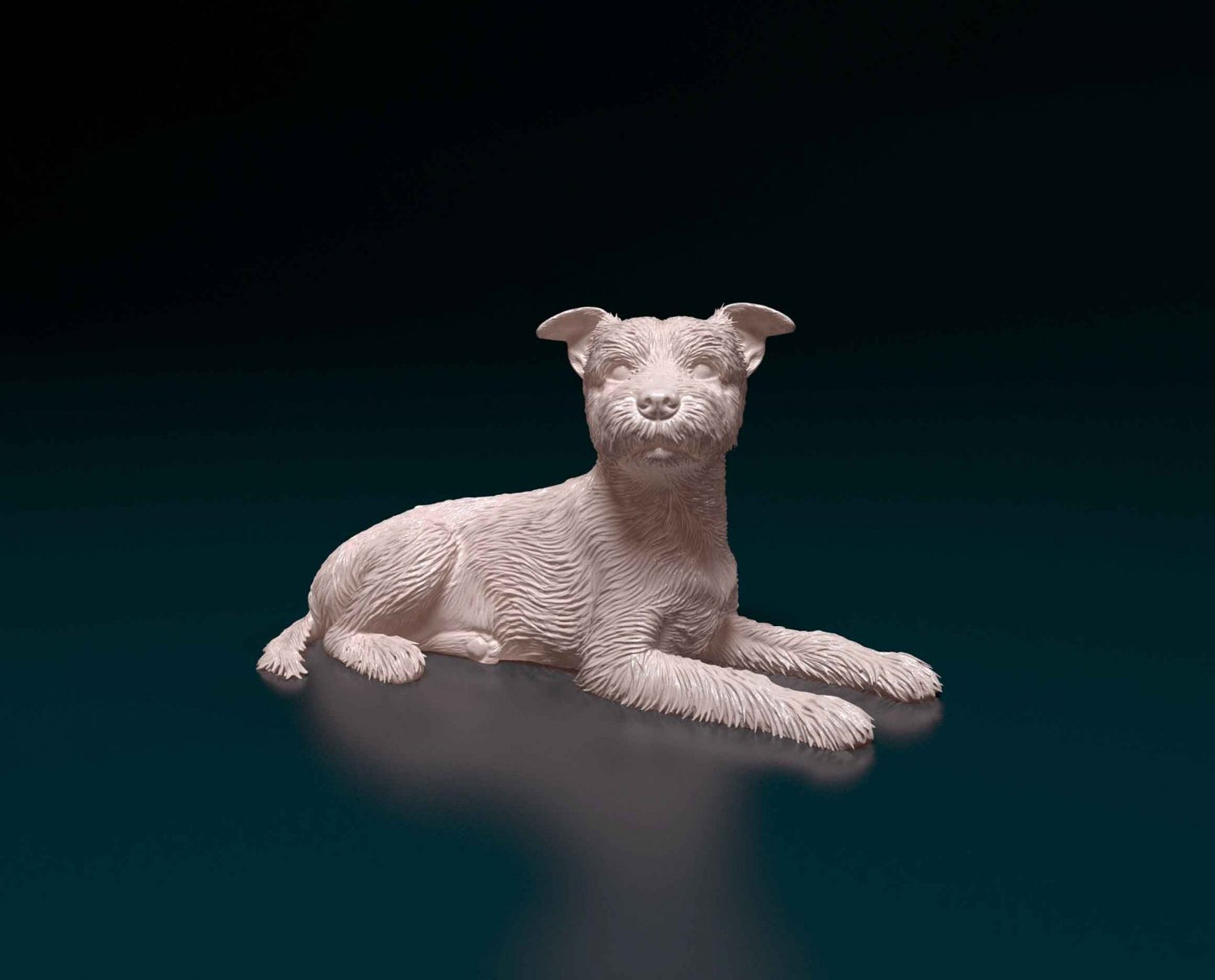 yorkshire terrier artist resin - white resin ready to prep / paint ALL SCALES