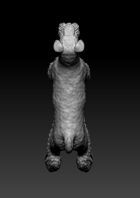 Miniature schnauzer artist resin - white resin ready to prep / paint ALL SCALES
