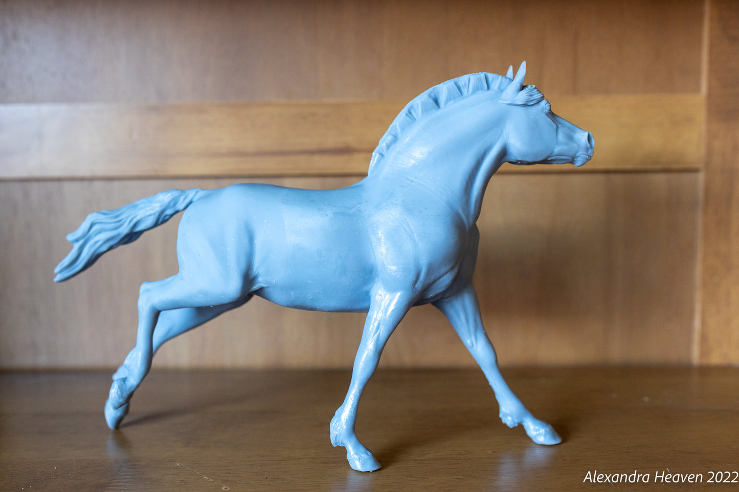 Catrina the cantering fjord mare - White resin ready to prep / paint LTD EDITION - Pre - Order