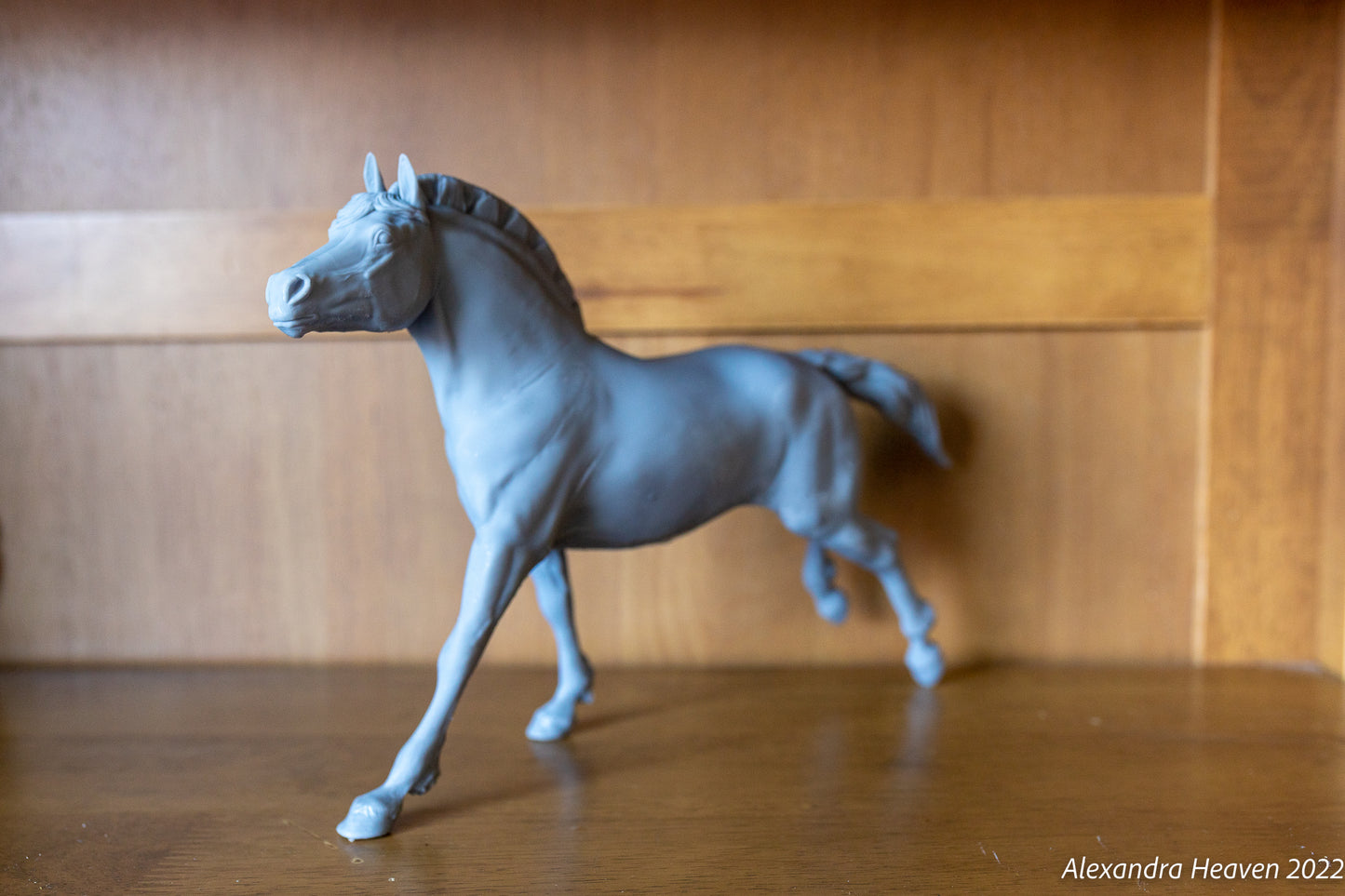 Catrina the cantering fjord mare - White resin ready to prep / paint LTD EDITION - Pre - Order