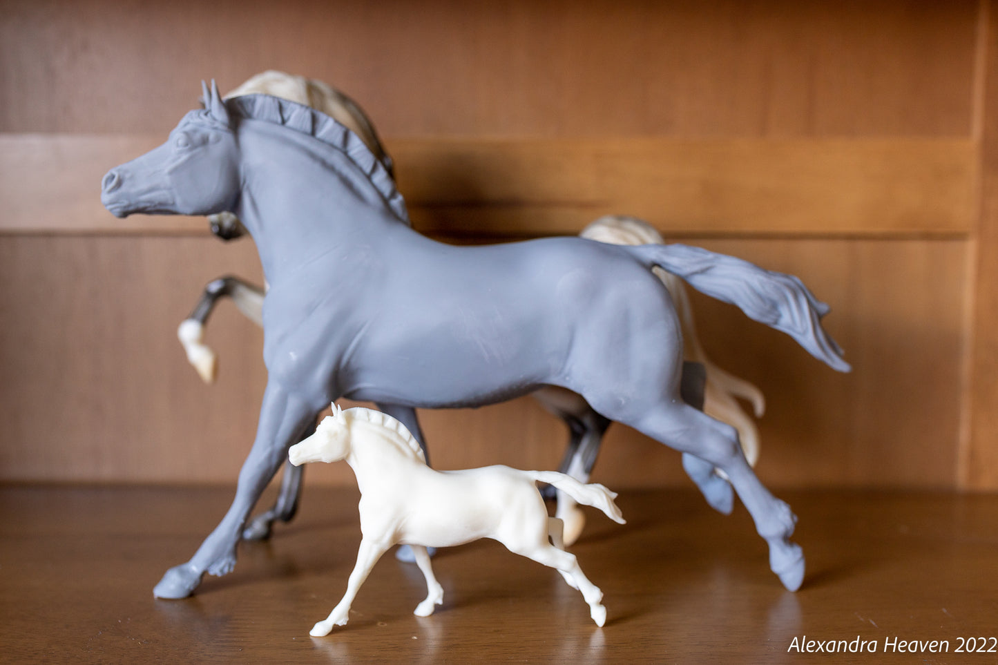 Catrina the cantering fjord mare - White resin ready to prep / paint LTD EDITION - Pre - Order