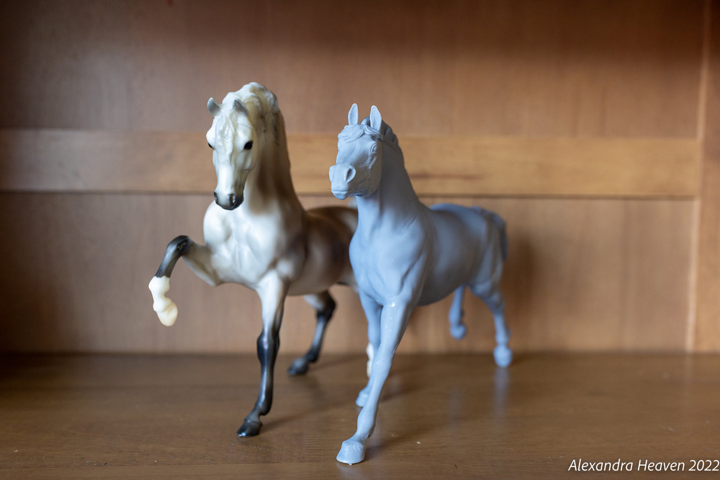 Catrina the cantering fjord mare - White resin ready to prep / paint LTD EDITION - Pre - Order