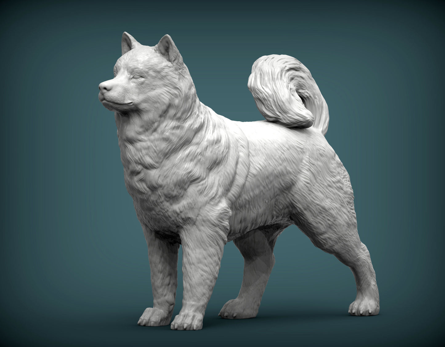 Malamute - white ready to paint