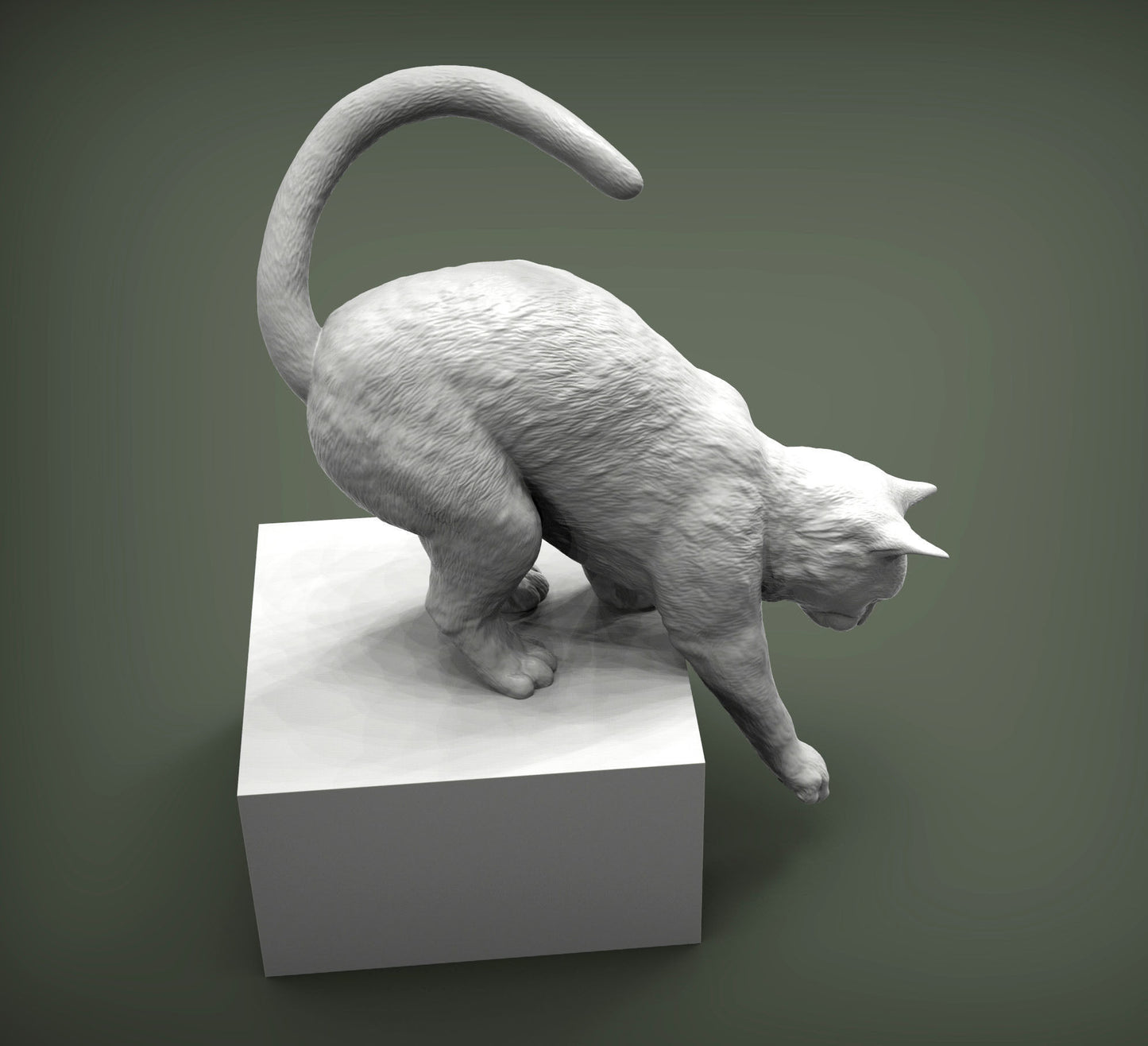 Cats - Many options - White resin ready to paint