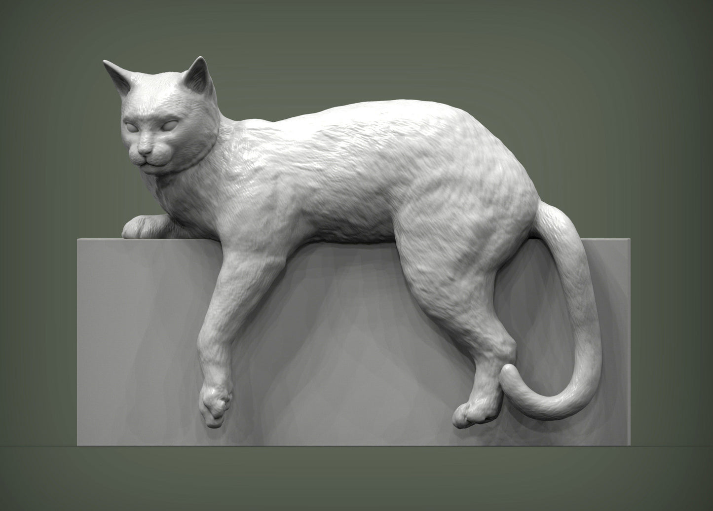 Cats - Many options - White resin ready to paint