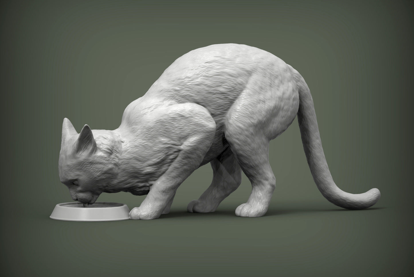 Cats - Many options - White resin ready to paint