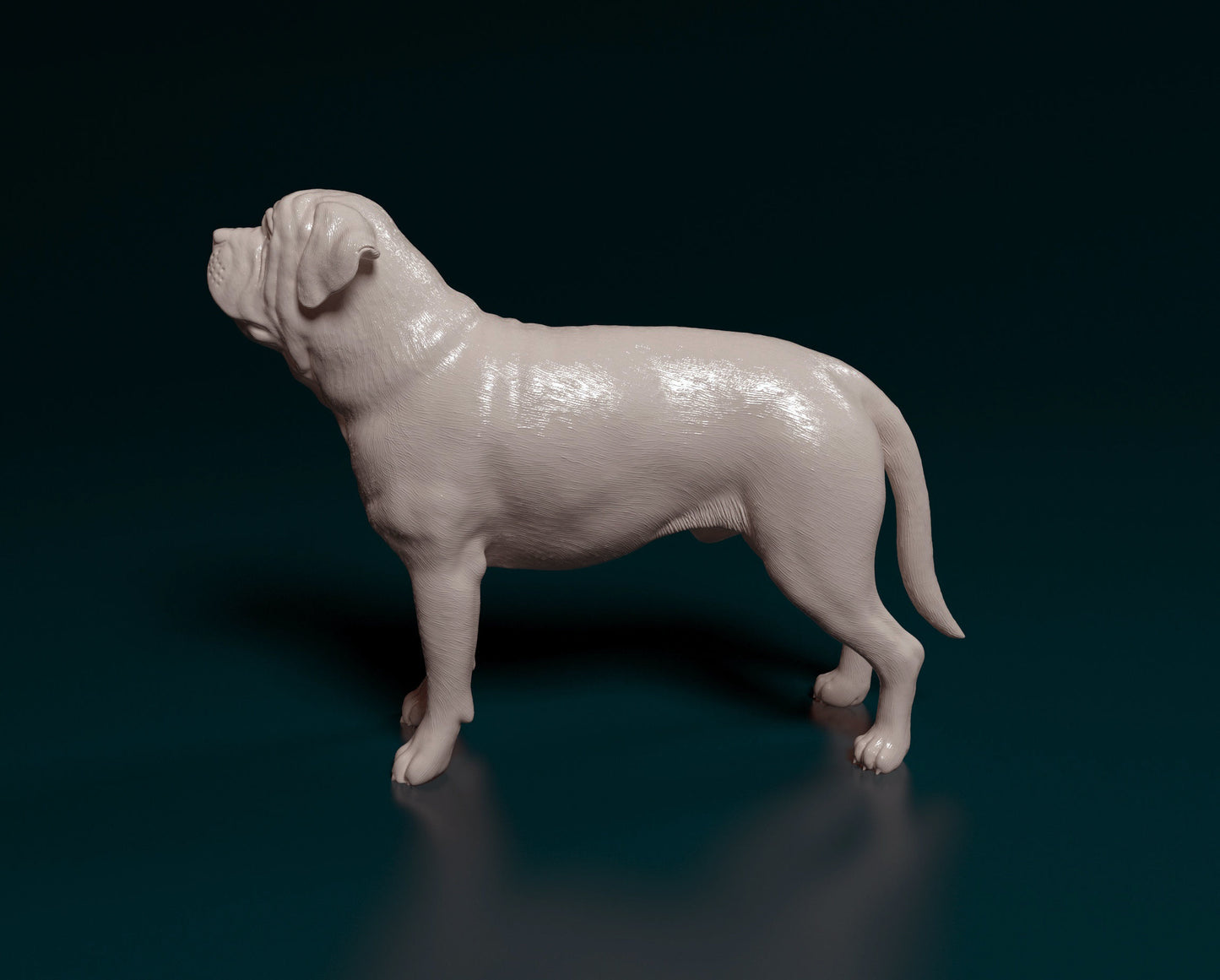 English Mastiff - white ready to paint