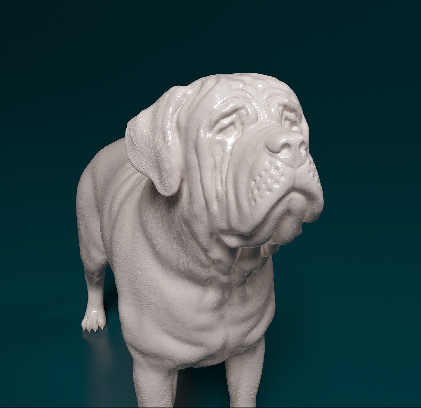 English Mastiff - white ready to paint
