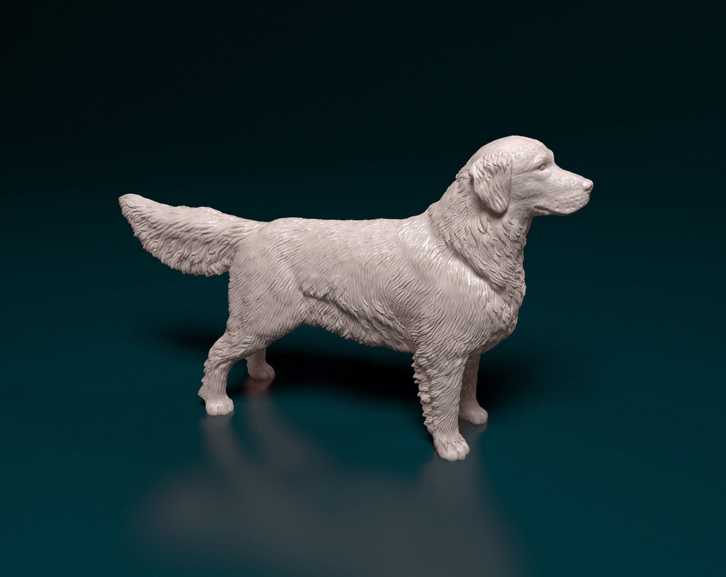 Golden Retriever - white ready to paint