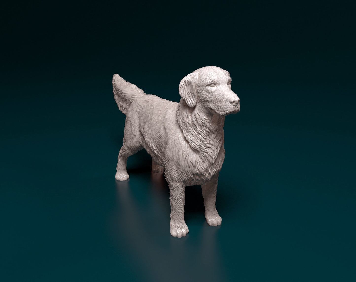 Golden Retriever - white ready to paint