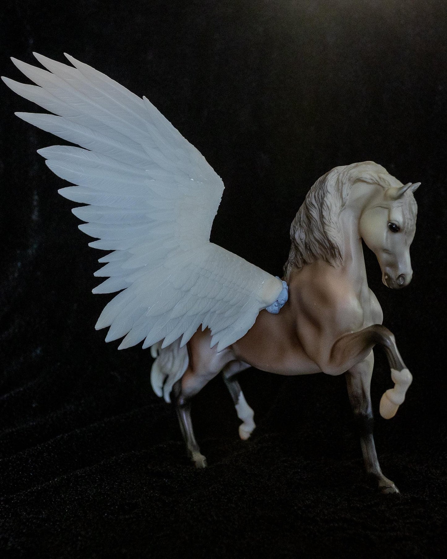 Angel Resin Wings for Model Horse Breyer / resin custom - White ready to Paint