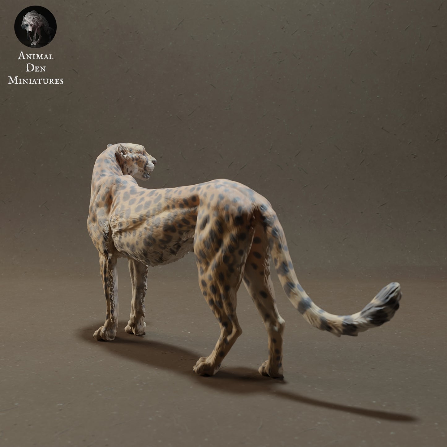 Cheetah - white ready to paint