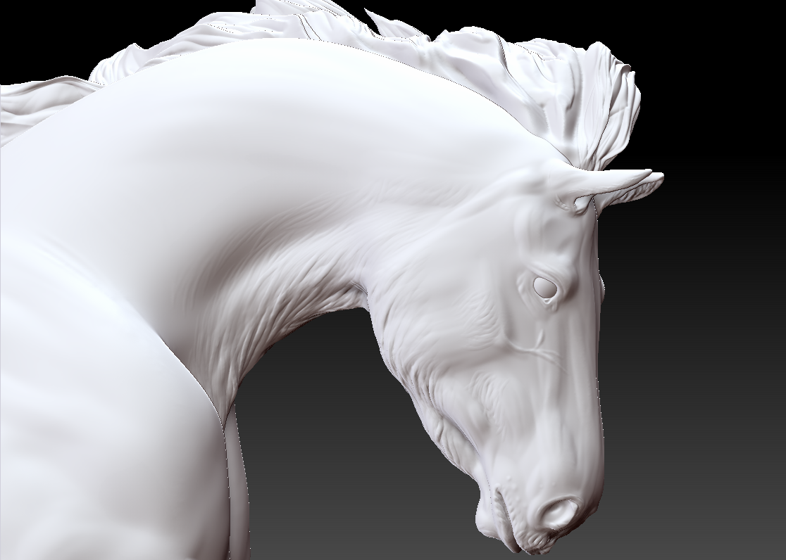Boudicca pulling shire mare - White resin ready to prep / paint LTD EDITION - Pre - Order