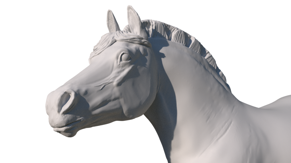 Catrina the cantering fjord mare - White resin ready to prep / paint LTD EDITION - Pre - Order