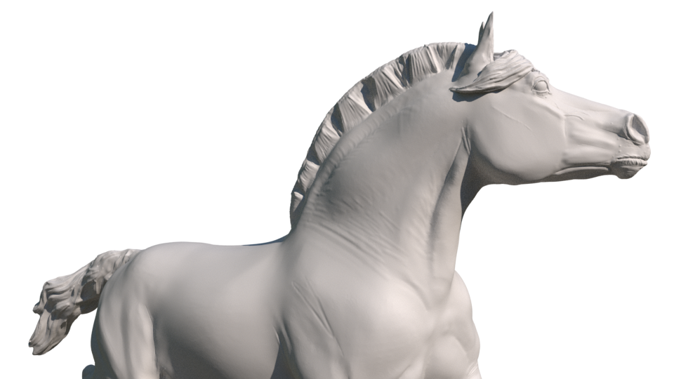 Catrina the cantering fjord mare - White resin ready to prep / paint LTD EDITION - Pre - Order