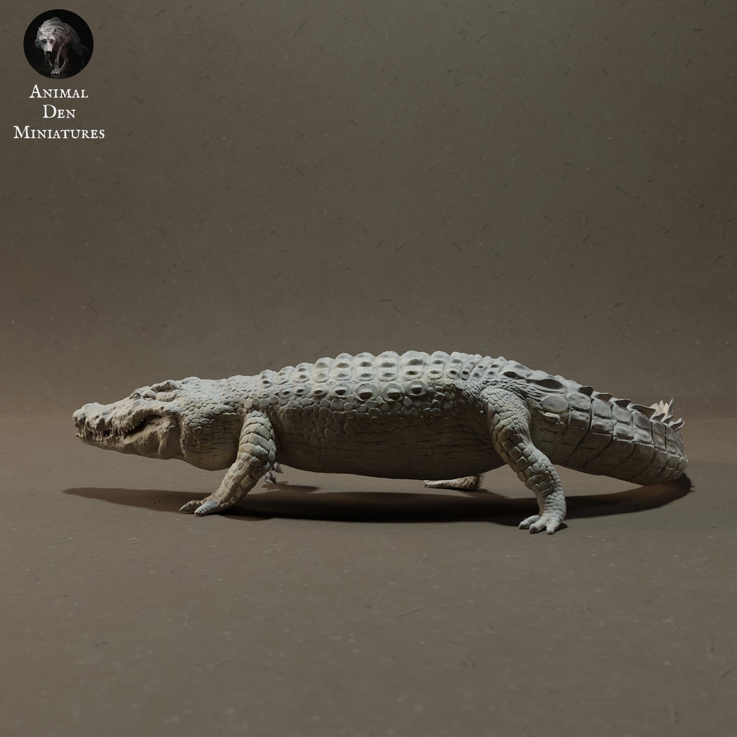Nile crocodile - white ready to paint