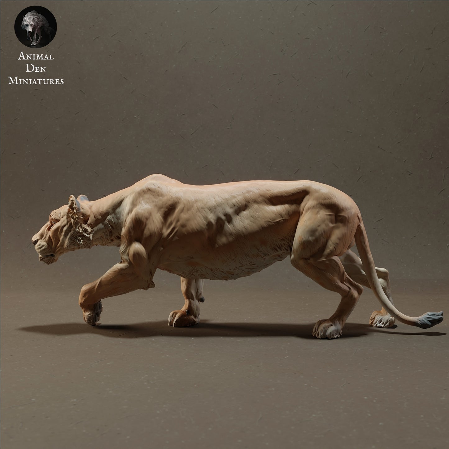 Lioness - white ready to paint