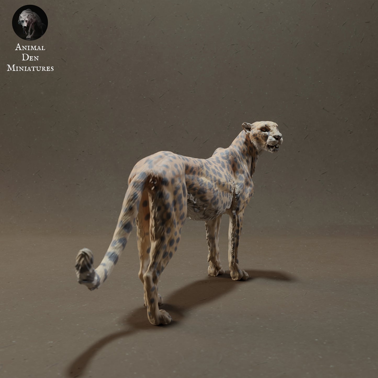 Cheetah - white ready to paint