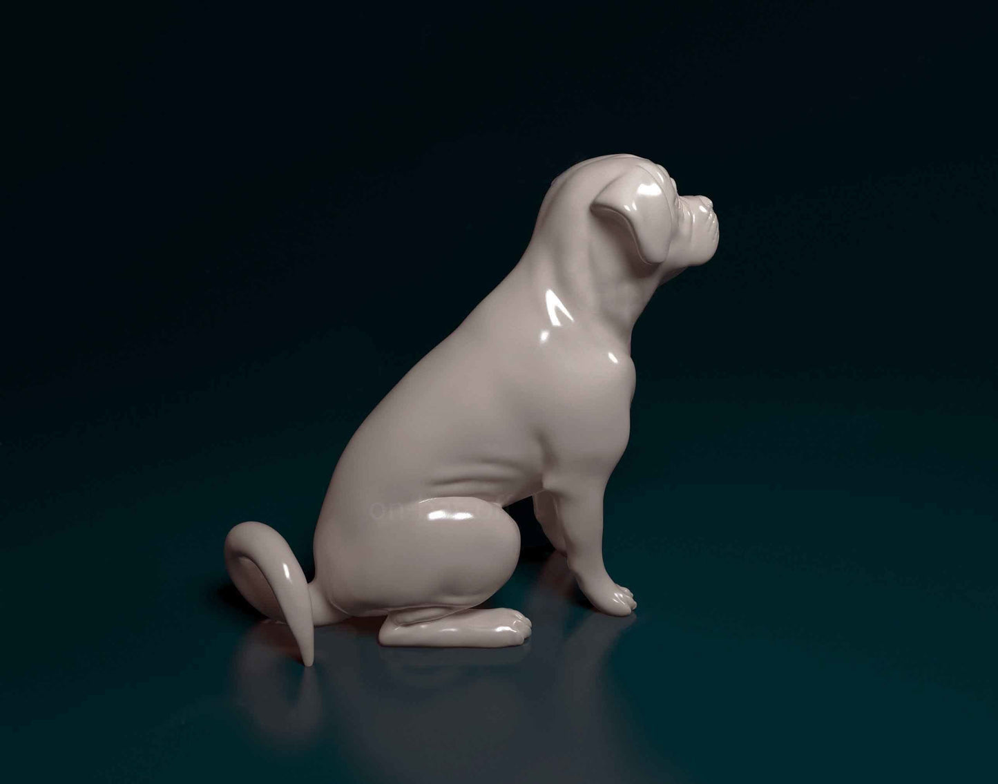 Puggle- white ready to paint