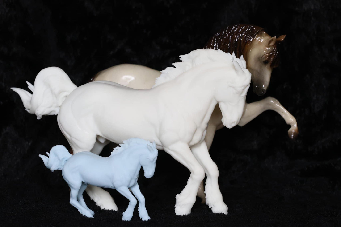 Turbo 2 Action cob stallion - White resin ready to prep and paint LTD EDITION