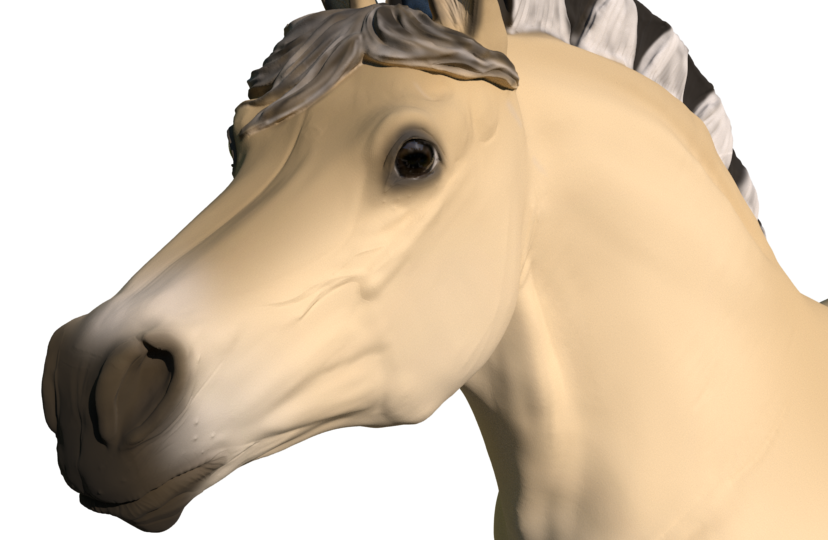 Catrina the cantering fjord mare - White resin ready to prep / paint LTD EDITION - Pre - Order