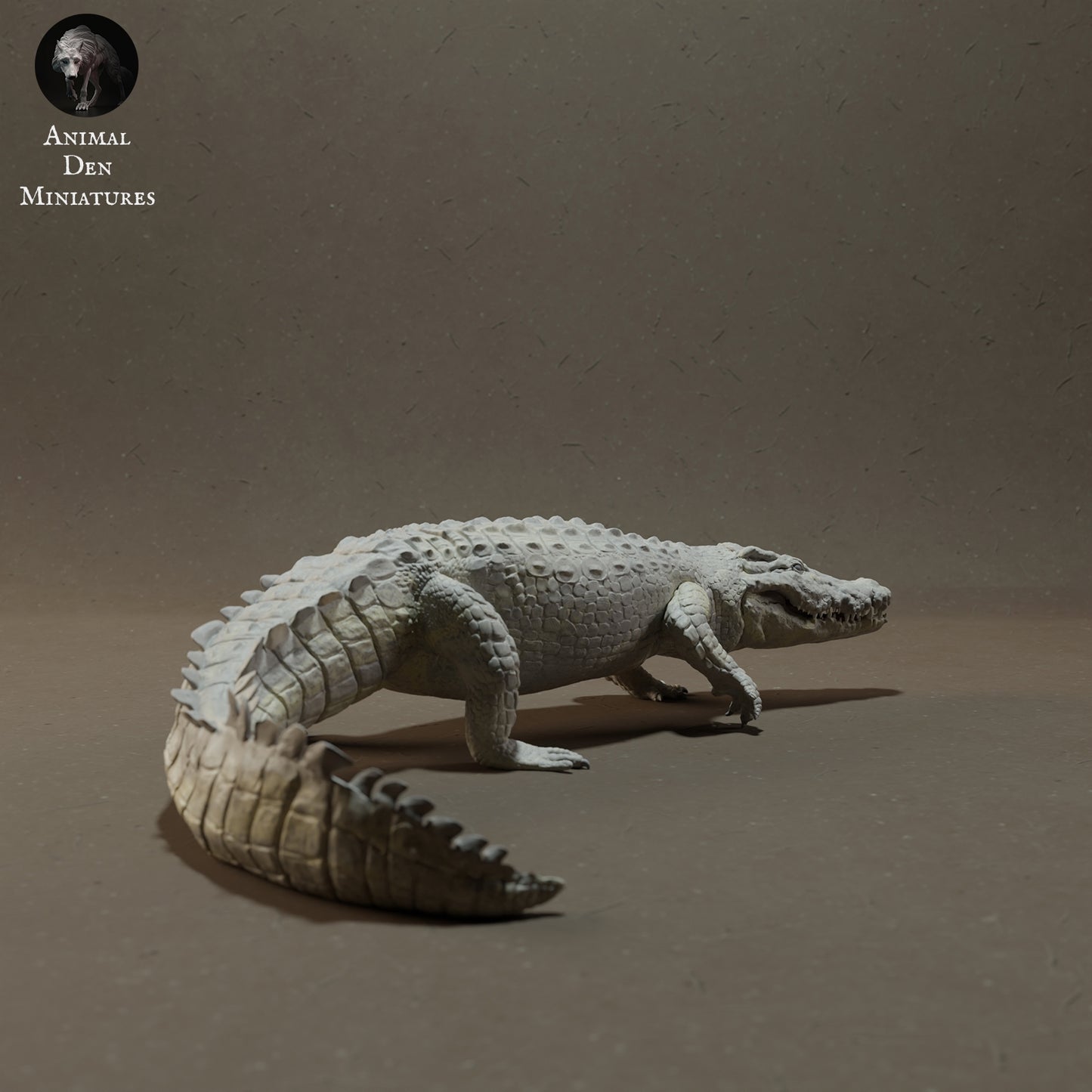 Nile crocodile - white ready to paint