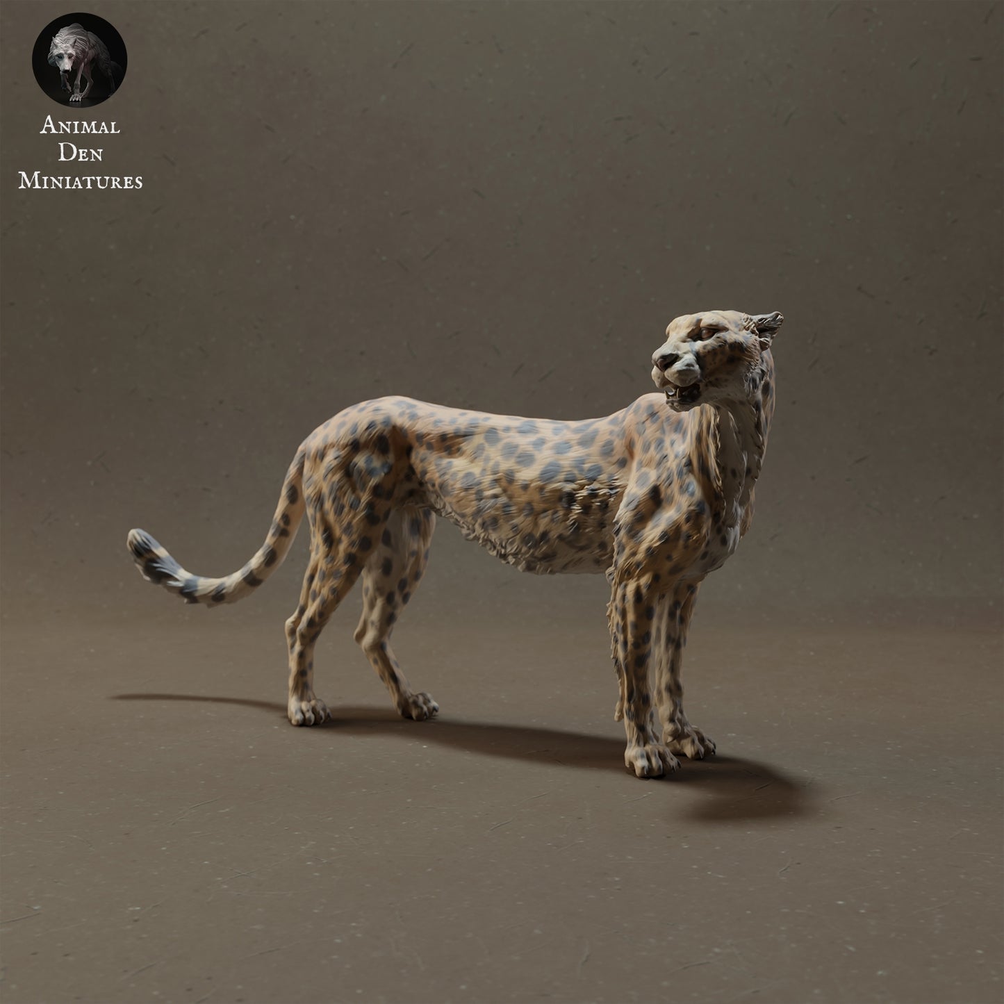 Cheetah - white ready to paint