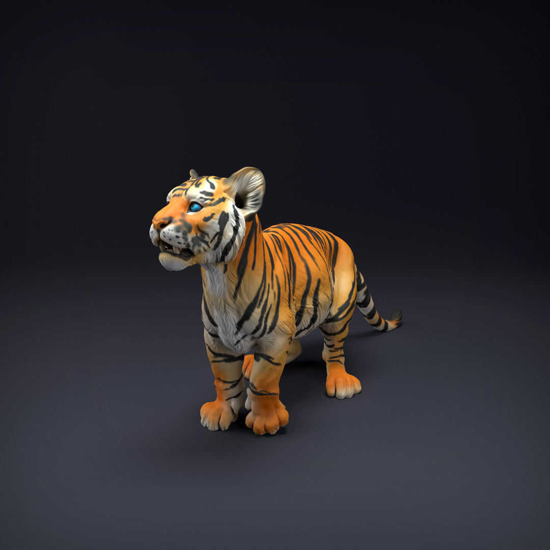 Tiger cub - White ready to paint