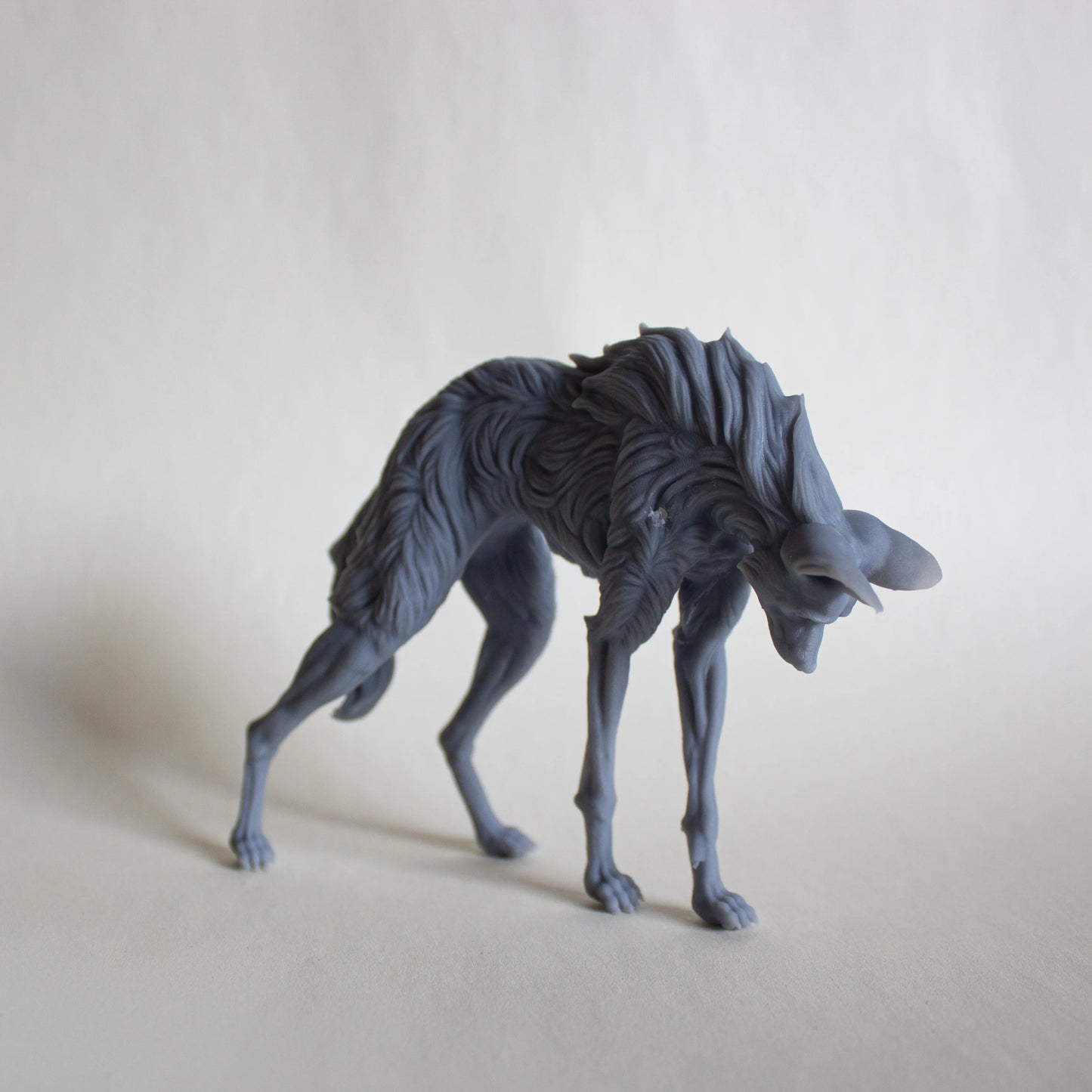 Maned wolf - Pre order white ready to paint