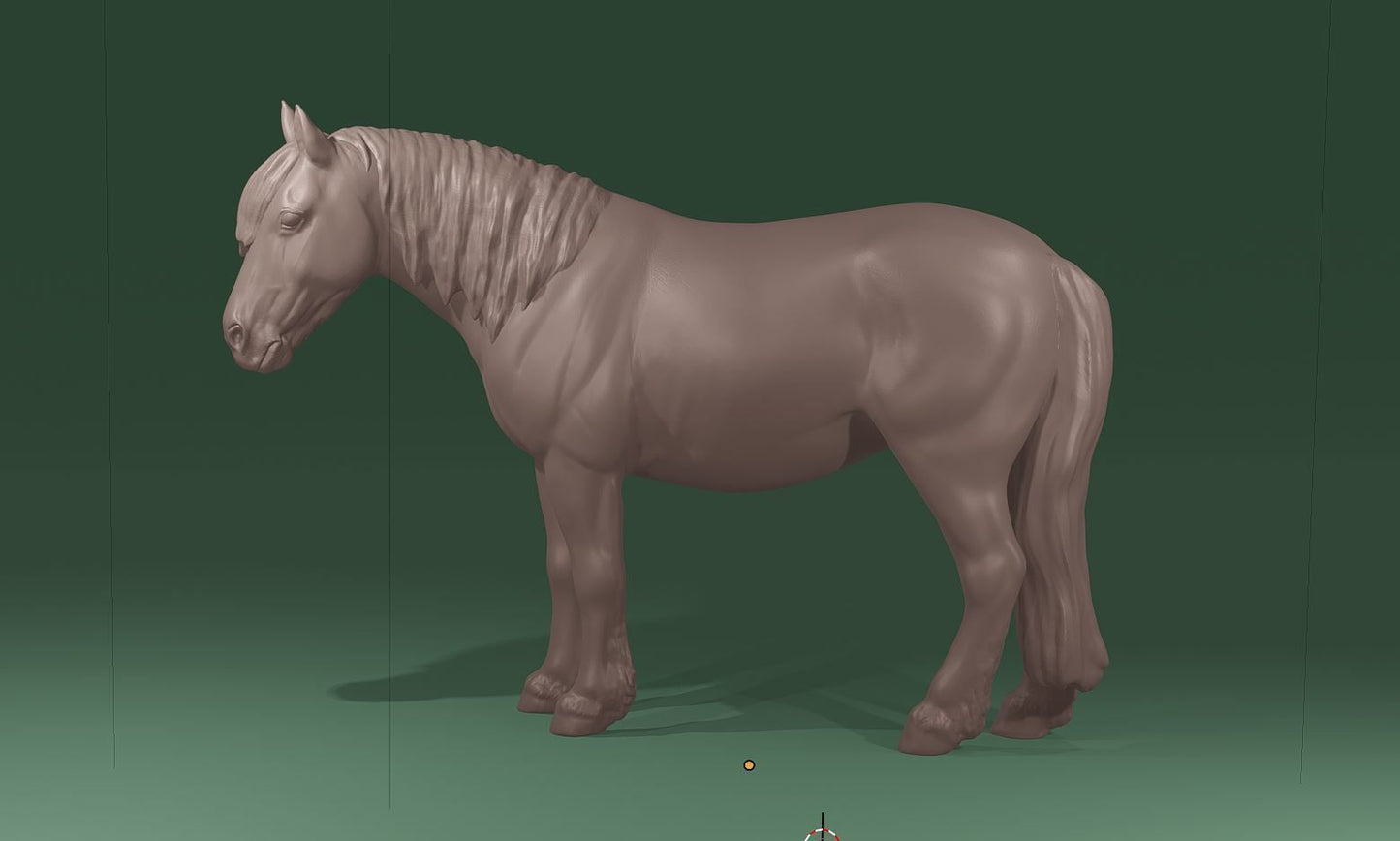 Rosie the pony - White resin ready to prep / paint LTD EDITION - Pre - Order