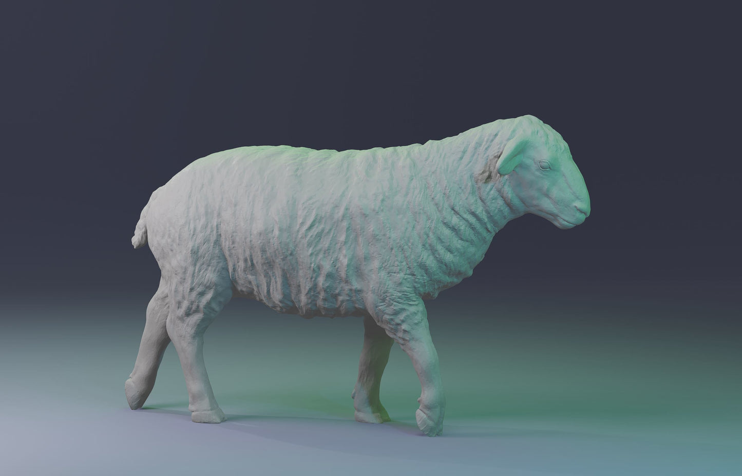 Pair of sheep - White resin ready to prep / paint LTD EDITION - Pre - Order