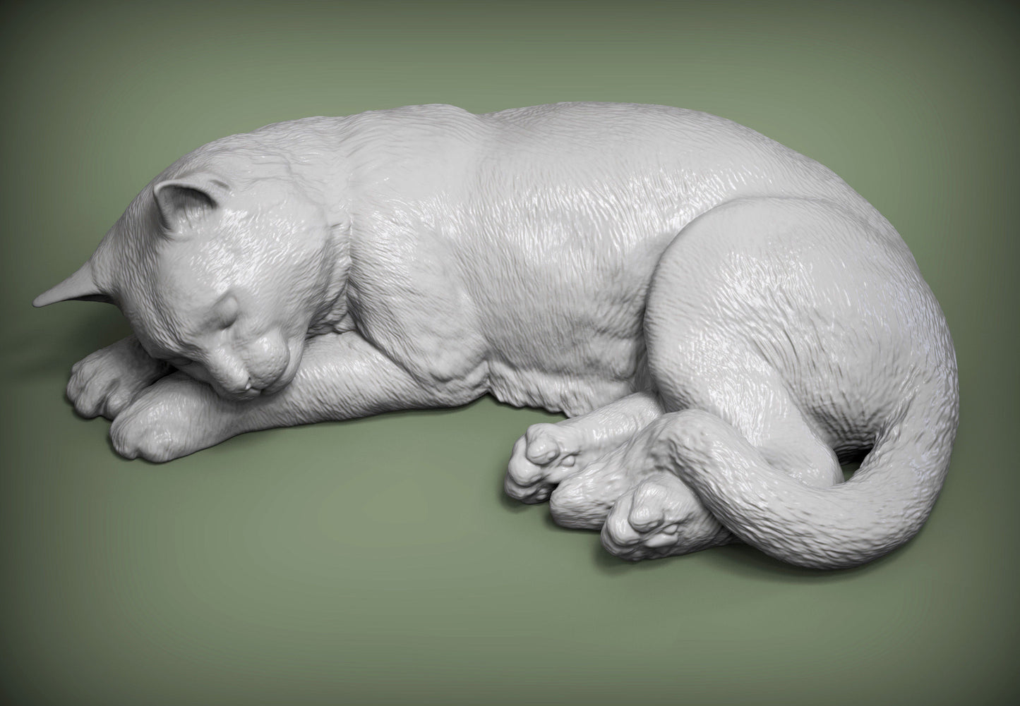 Cats - Many options - White resin ready to paint