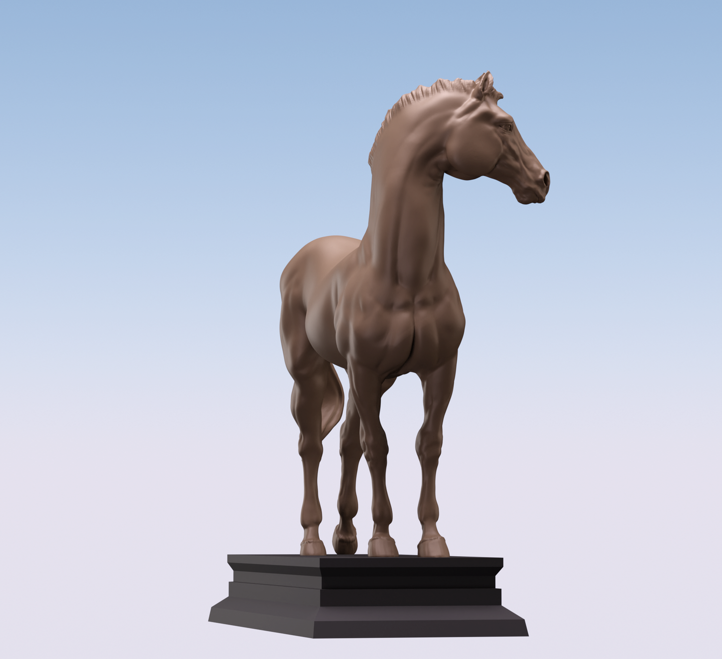 Mawari model horse resin - ready to prep then paint