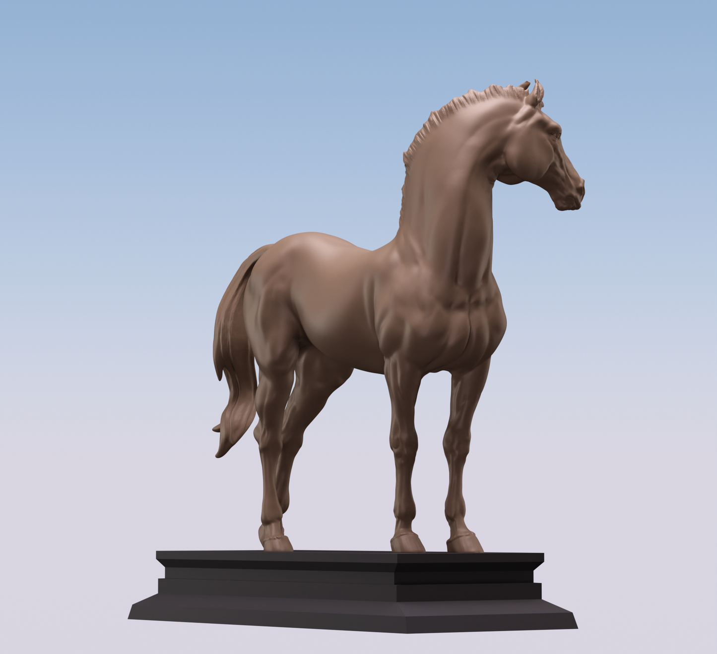 Mawari model horse resin - ready to prep then paint