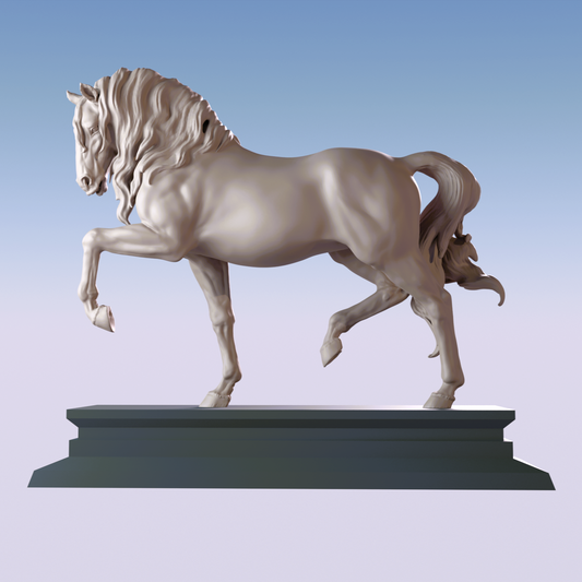 Andalusian model horse resin - ready to prep then paint
