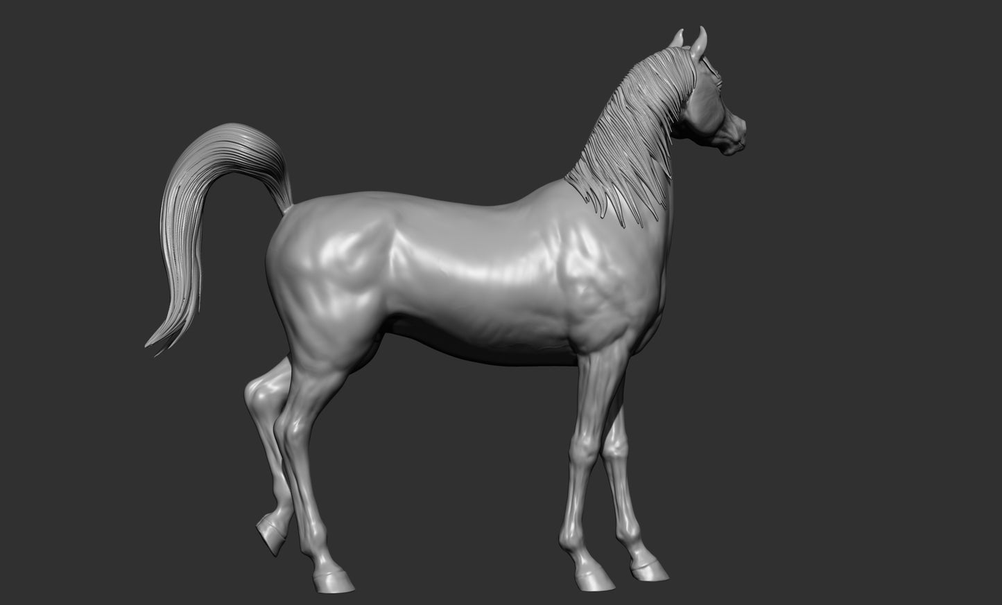 Choose your own pose - Arabian resin- All scales - white resin ready to prep / paint
