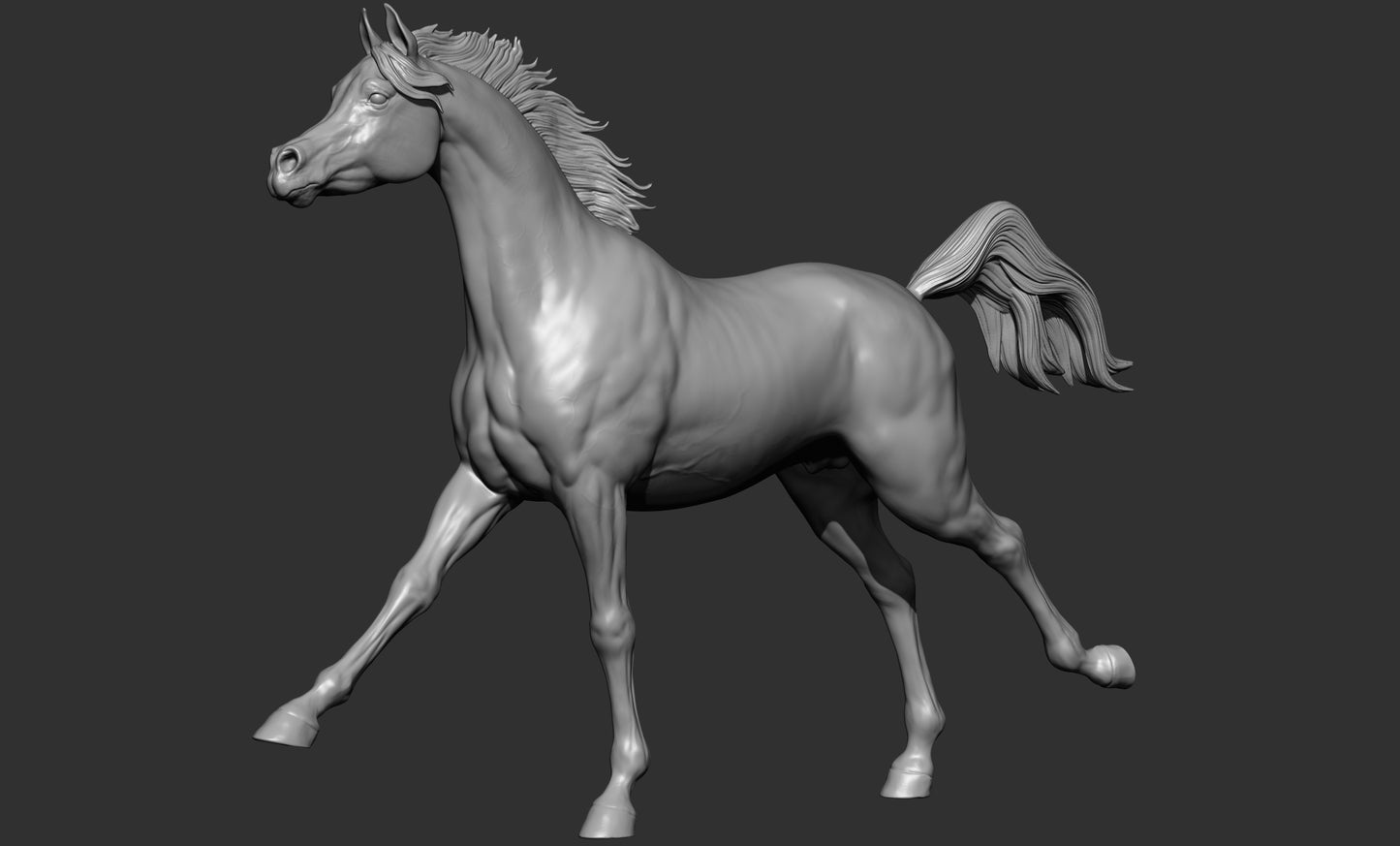 Choose your own pose - Arabian resin- All scales - white resin ready to prep / paint