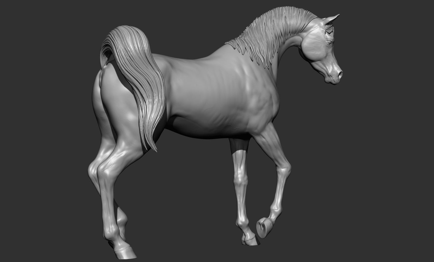 Choose your own pose - Arabian resin- All scales - white resin ready to prep / paint