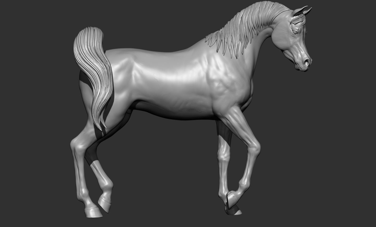 Choose your own pose - Arabian resin- All scales - white resin ready to prep / paint