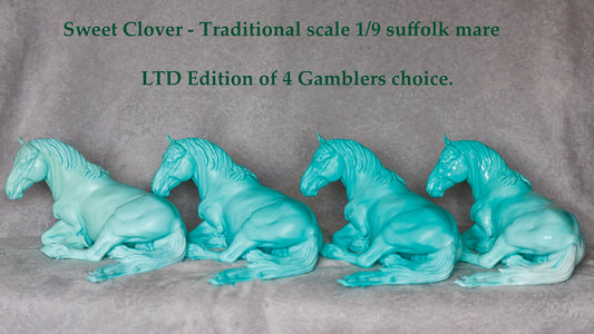 Sweet Clover - ST patricks day excluisve gamblers choice - Suffolk mare