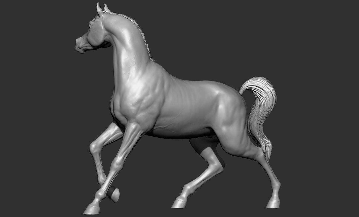 Choose your own pose - Arabian resin- All scales - white resin ready to prep / paint