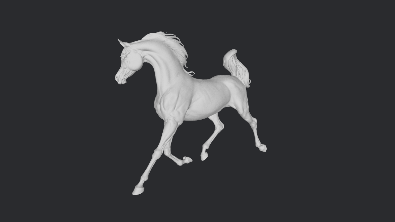 Rebellion - Prancing Arabian - white resin - ready to prep / paint - many options