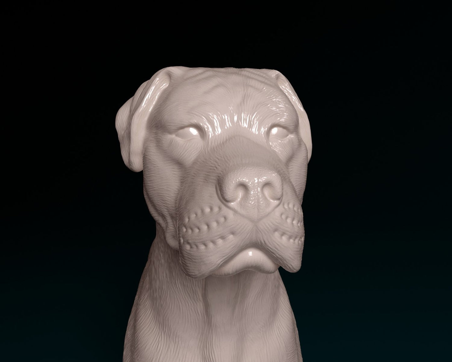Dogo argentino artist resin - white resin ready to prep / paint ALL SCALES