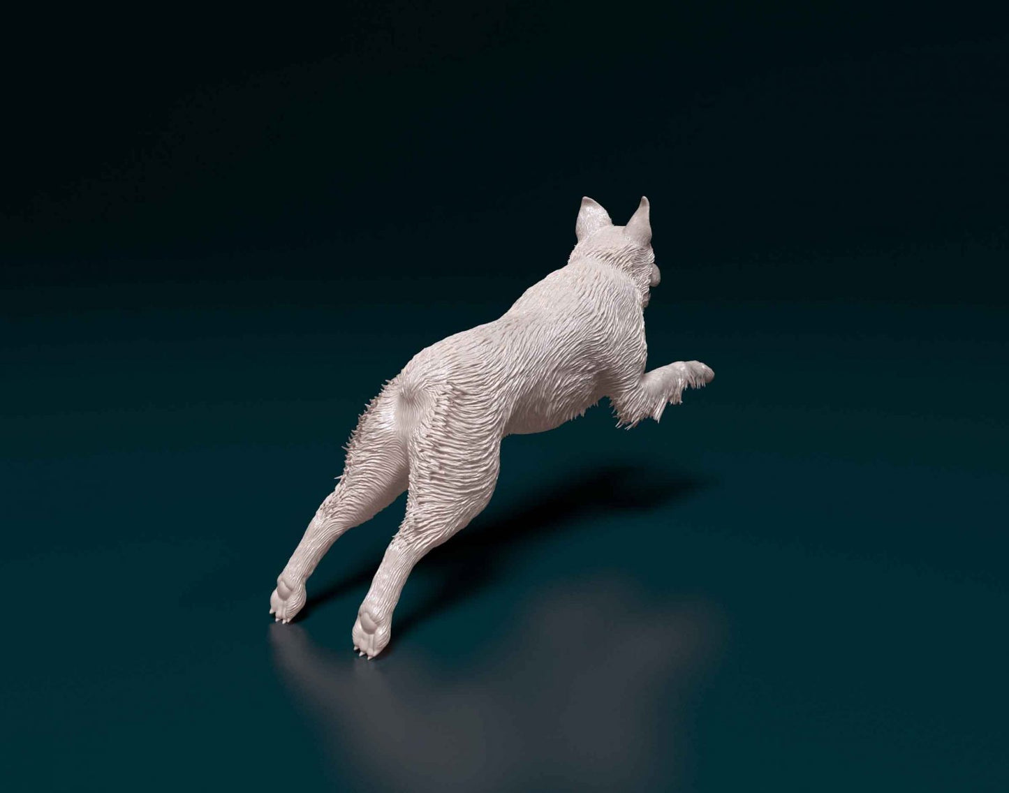 Aussie running artist resin - white resin ready to prep / paint ALL SCALES