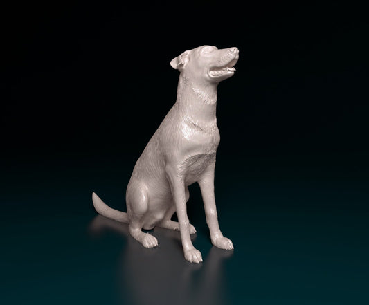 Bauceron 2 dog artist resin - white resin ready to prep / paint ALL SCALES